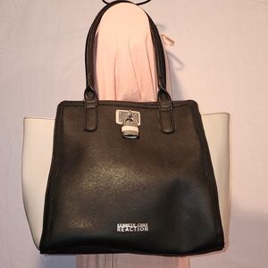 Kenneth Cole Reaction Black and White Women's Tote Bag